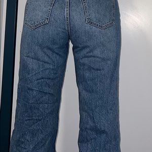 Denim Forum: The Farrah Hise Rise Wide Leg 28L, size 30